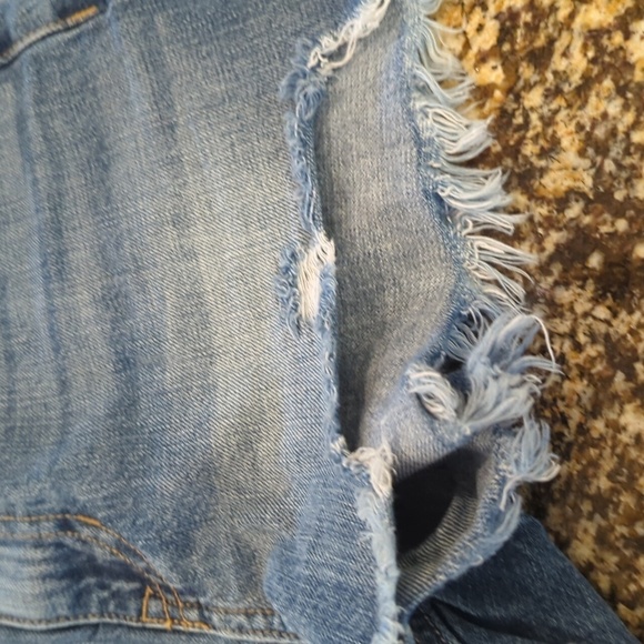 Ivanna Ultra High Rise Mom Shorts KanCan Denim Booty Shorts 3 Size 25 kc9145m-op - Picture 6 of 12